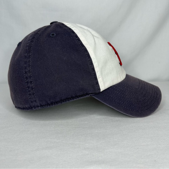 Blue & White Boston Red Sox Fitted Hat with Embroidered B on the front. Size M - Picture 2 of 10